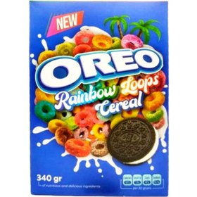 تصویر کورن فلکس میوه ای اورئو رنگین کمانی (340 گرم) oreo oreo