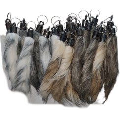 تصویر آویز دم روباهی جاکلیدی 