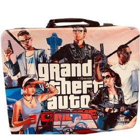 تصویر کیف ps4 طرح جی تی ای 