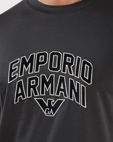 تصویر تیشرت مردانه آرمانی اورجینال خاکستری Emporio Armani 3R1TBF 1JUVZ 0931 