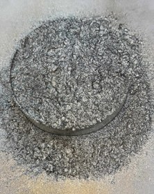 تصویر پودر اکلیل نقره ای براق 