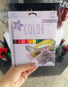 تصویر مداد رنگی ۲۴تایی 