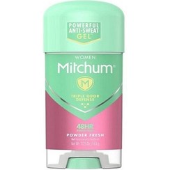 تصویر دئودورانت ژلی ضد تعریق زنانه 48 ساعته مدل ا Mitchum Deodorant Gel Powder Fresh For Women 63g Mitchum Deodorant Gel Powder Fresh For Women 63g