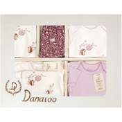 تصویر ست لباس نوزده تکه بیمارستانی نوزاد دخترانه طرح جوجه تیغی و گل دانالو Danaloo Danaloo Hedgehog & Flower 19-Piece Baby Girl Hospital Clothing Set