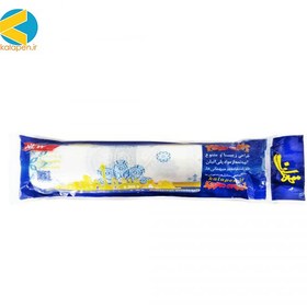 تصویر سفره یکبار مصرف پرفرژدار رولی طهران وزن 400 گرم Disposable tablecloth, full roll, Tehran, weight 400 grams