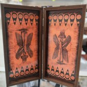 تصویر تخته نرد معمولی شطرنج دار 