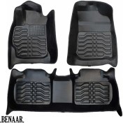 تصویر کفپوش پنج بعدی تویوتا کمری رنگ مشکی برند التیمیت 