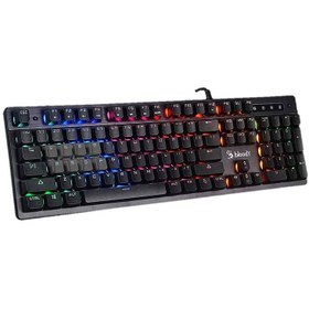 تصویر کیبورد باسیم ای فورتک مخصوص بازی بلادی مدل B500N A4Tech BLOODY B500N Wired Gaming Keyboard