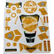 تصویر برچسب بدنه موتور سیکلت وارون مدل W-83-KHRDL مناسب برای بنلی 300 بسته 25 عددی 