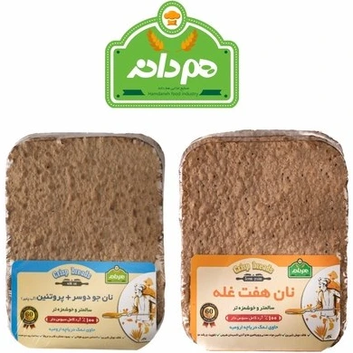 خرید و قیمت نان(نون)جو دوسر پروتئین و چند غله هم دانه ( همدانه ) پک ...