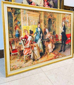 تصویر تابلو مخمل طرح شاعر جوان ابعاد ۹۰ در ۱۲۰ 