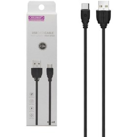 تصویر کابل شارژ و دیتا Type-C برند کلومن مدل KD-48 طول 1 متر Koluman KD-48 2.4A 1m USB To Type-C Cable