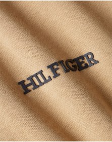 تصویر سویشرت مردانه تامی هیلفیگر اورجینال بژ Tommy Hilfiger MW0MW34404 