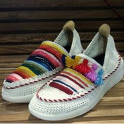 تصویر گیوه طبی طرح رنگین کمان 