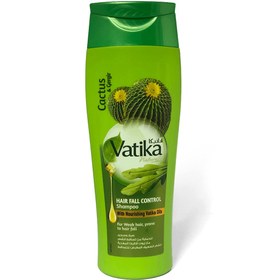 تصویر شامپو تقویت کننده مغذی موی کاکتوس واتیکا Vatika Cactus Gergir Hair Fall Control Shampoo 400ml 
