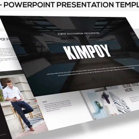 تصویر قالب پاورپوینت فشن و مد لباس Kimpoy 