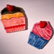 تصویر مگنت یخچال،پیکسل کاپ کیک 