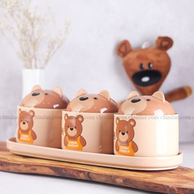 تصویر پا سماوری ۱۰ پارچه تدی 