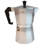 تصویر قهوه جوش و اسپرسو ساز دستی مدل3 Cup Coffee maker and espresso maker Moka 3cup