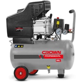 تصویر کمپرسور باد 25 لیتری کرون مدل CT36028 ا Crown CT36028 Compressor Crown CT36028 Compressor