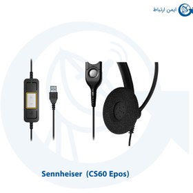 تصویر هدست USB دو گوش سنهایزر EPOS Sennheiser SC60 