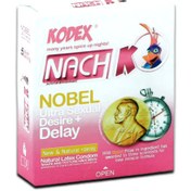 تصویر کاندوم تاخیری نوبل کدکس ۳ عددی Nach Kodex Nobel Ultra Sexual Delay Condom 3pcs