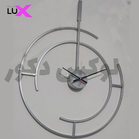 تصویر ساعت دیواری فلزی طرح خاص - طلایی Vip metal wall clock