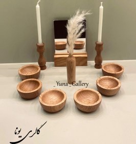 تصویر هفت سین چوبی 