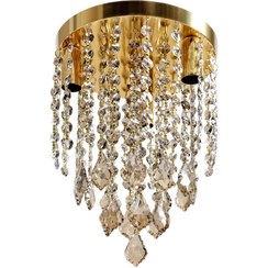 تصویر لوستر سقفی مدل آبشار Waterfall model chandelier Waterfall model chandelier