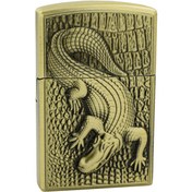 تصویر فندک فلزی مدل تمساح Crocodile metal lighter