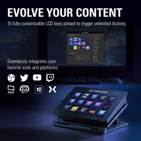 تصویر کنترلر تولید محتوا الگاتو Stream Deck Large elgato Stream Deck Large Controler