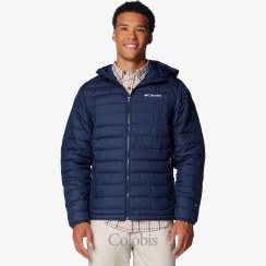 تصویر کاپشن کلمبیا مردانه مدل Columbia Men's Powder Lite II Hooded Jacket Wo6272-464 