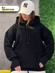 تصویر هودی تک اسپرت ورزشی زنانه کد 005 Womens sports single hoodie code 005