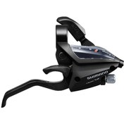 تصویر دسته دنده و کتی ترمز دوچرخه شیمانو مدل SHIMANO ST-EF500 8sp (سمت 