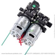 تصویر پمپ دوقلو سمپاش شارژی مدل ۲ قلو 