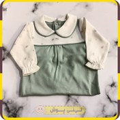 تصویر ست 19 تیکه نوزادی برند کیدزبو مدل دخترانه رنگ سبز سفید 