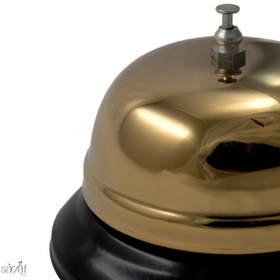 تصویر زنگ بار استیل طلایی (یک عددی) 