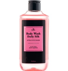 تصویر شامپو بدن روزانه آلوئه‌ورا صورتی 350میل سوپکس Soapex Body Wash Daily Silk Pink 350ml