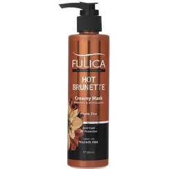 تصویر کرم تقویت کننده ترمیم کننده موهای رنگ شده فولیکا مناسب انواع موهای قهوه ای 200 میلی لیتر fulica