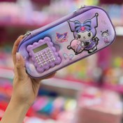 تصویر جامدادی تبلتی ماشین حساب دار کرومی 