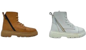 تصویر کفش بوت مردانه مدل ساقدار زیپی 298 - طوسی تیره / 42 