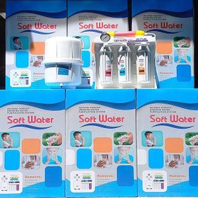 تصویر دستگاه تصفیه آب softwater سافت واتر هفت مرحله ای 4گالن 