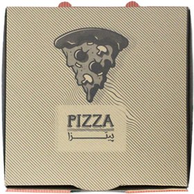 تصویر جعبه پیتزا دو نفره کفی 27 دو رنگ چاپ 