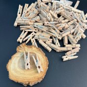 تصویر گیره چوبی 2.5 سانت ساده 