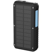 تصویر پاوربانک خورشیدی پاورولوژی مدل PPBCHA76 ظرفیت 20000 میلی آمپر ساعت Powerology Solar PPBCHA76 20000mAh  Power Bank