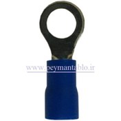 تصویر سرسیم گرد 5 - 2.5 مدل (RV 2.5 - 5) بسته 100 عددی Insulated Ring Terminal RV2.5-5 for 2.5mm² Wire – M5 Stud Hole