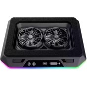 تصویر کول پد گیمینگ تسکو مدل GCLP 3145 | دو فن | مناسب تا 19 اینچ مشکی - توسن سیستم شرق Tsco CoolPad GCLP3145 Gaming
