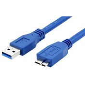 تصویر کابل هارد USB 3.0 کی نت به طول 1 متر مدل K-CUHD3010 Knet USB 3.0 A/M To USB 3.0 Micro B/M Cable K-CUHD3010