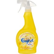 تصویر افشانه خوشبو کننده " هوا و البسه " کامفورت - ( زرد ) با رایحه گل های بهاری ( 500 گرمی ) 