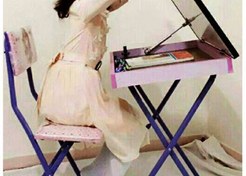 تصویر میز تحریر باکسدار و صندلی طرح مرد عنکبوتی 